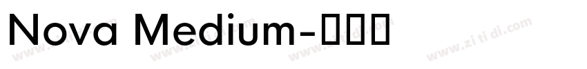 Nova Medium字体转换